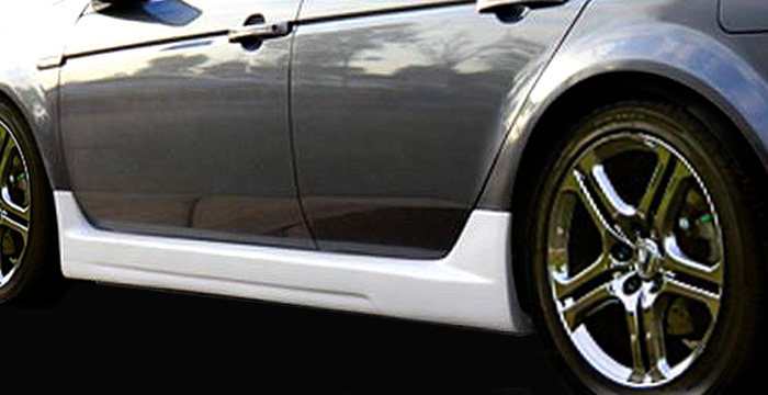Custom Acura TL  Sedan Side Skirts (2004 - 2008) - $375.00 (Part #AC-020-SS)